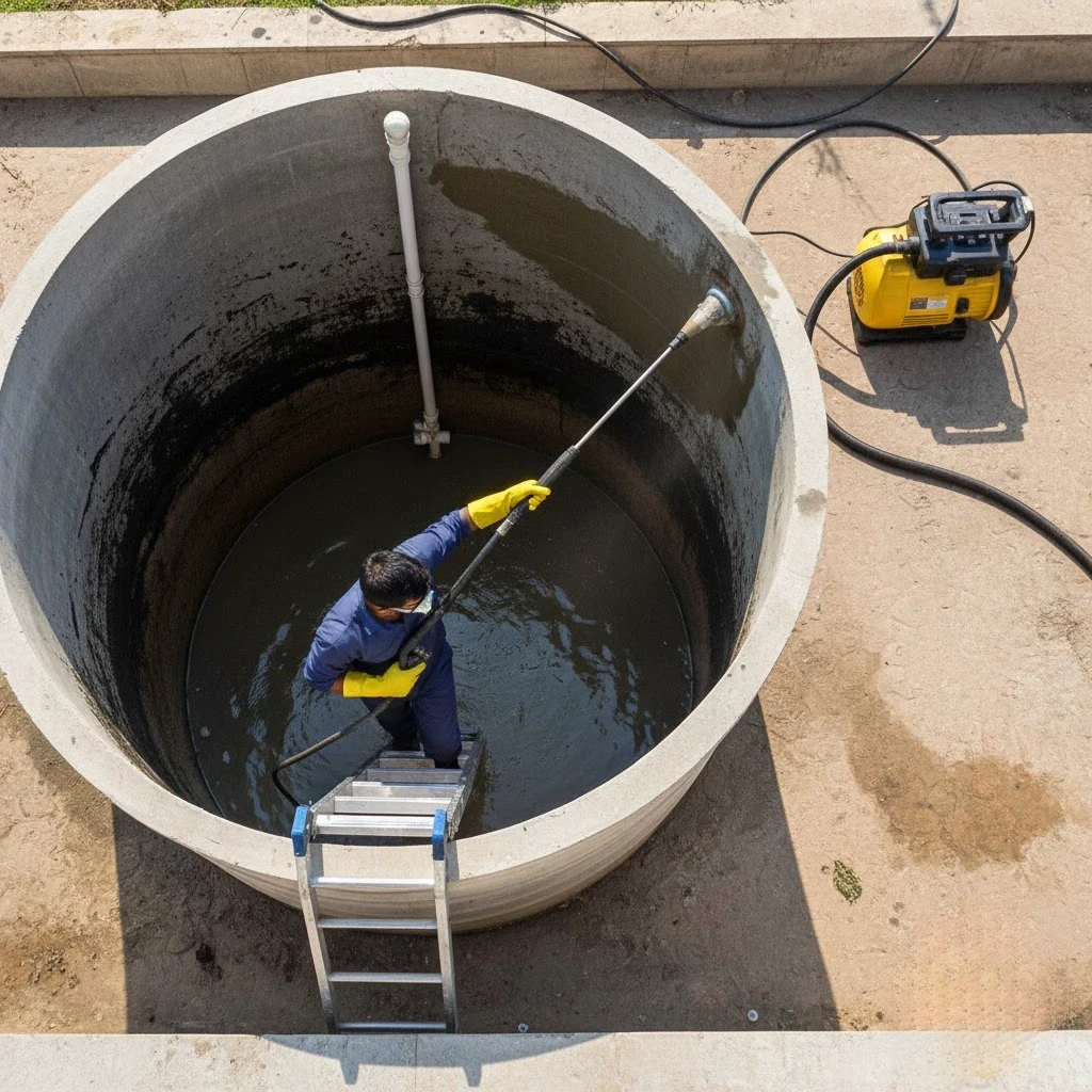 After Water Tank Cleaning